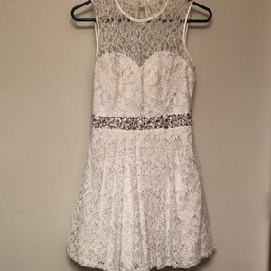 White Lace formal dress